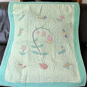 Baby Bedding: comforter, bumper, and two small pillowcases